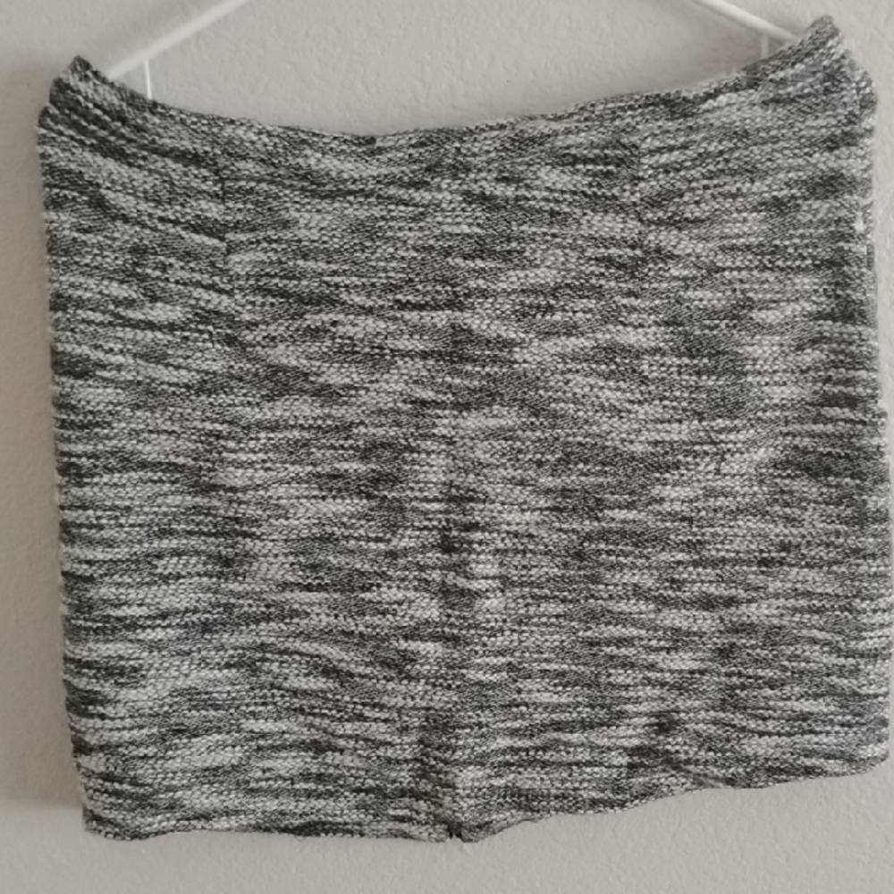 Joe Boxer Black and Gray Knit Skirt